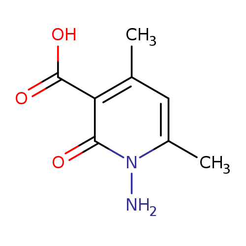 1-Amino-4,6-dimethyl-2-oxo-1,2-dihydropyridine-3-carboxylic acid