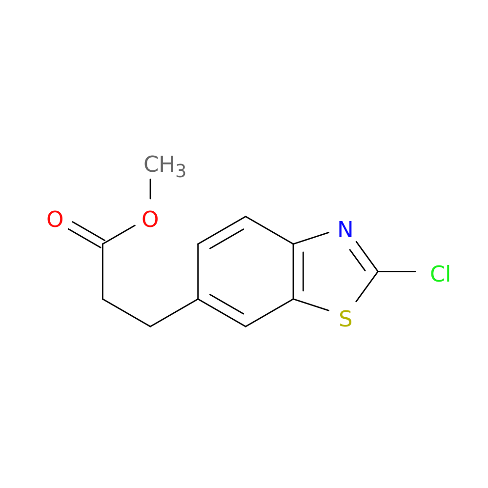 methyl 3-(2-chloro-1,3-benzothiazol-6-yl)propanoate