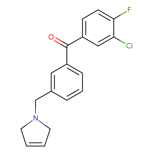 (3-Chloro-4-fluorophenyl)(3-((2,5-dihydro-1H-pyrrol-1-yl)methyl)phenyl)methanone