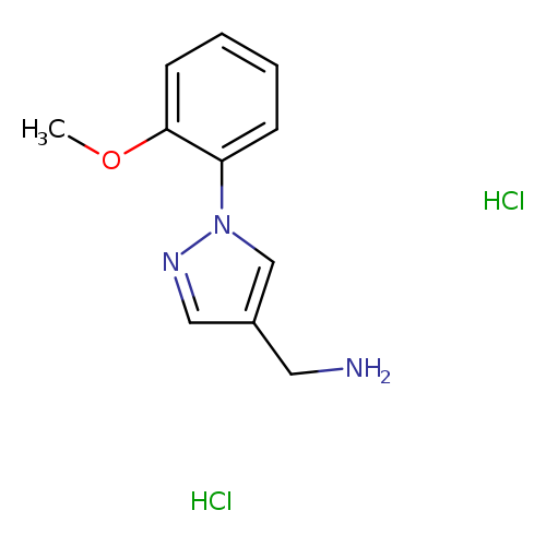 (1-(2-Methoxyphenyl)-1H-pyrazol-4-yl)methanamine dihydrochloride
