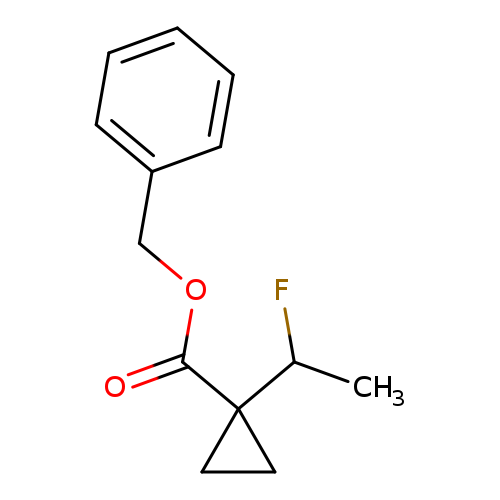 benzyl 1-(1-fluoroethyl)cyclopropanecarboxylate