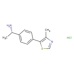 (S)-1-(4-(4-Methylthiazol-5-yl)phenyl)ethanamine hydrochloride