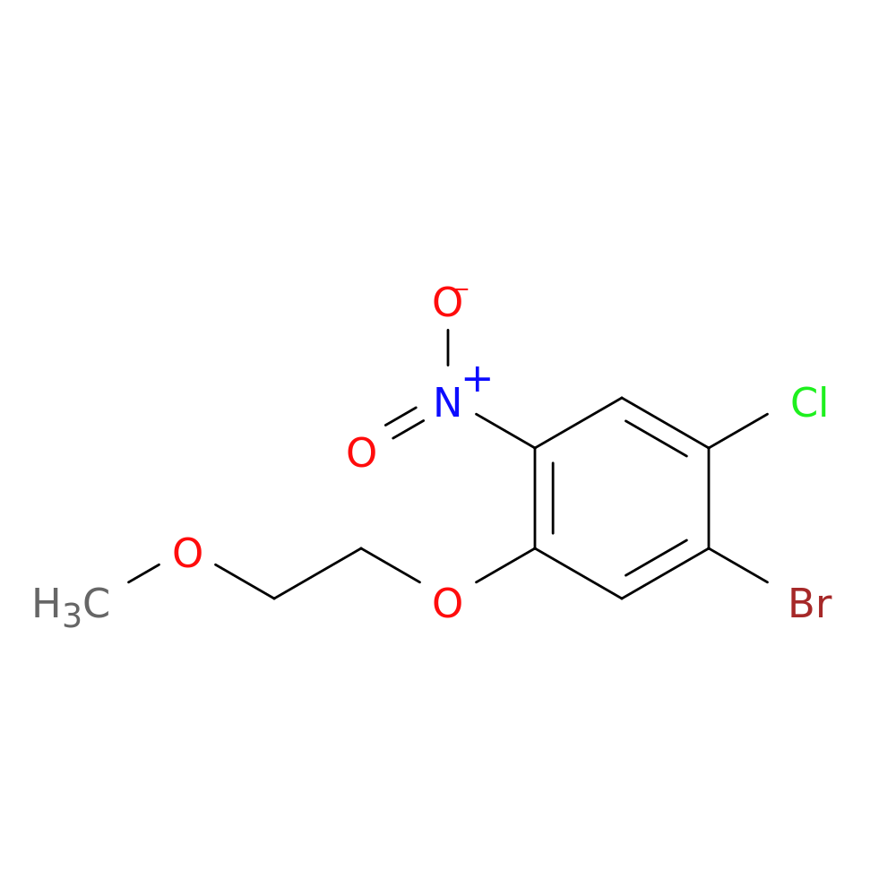 1-Bromo-2-chloro-5-(2-methoxyethoxy)-4-nitrobenzene