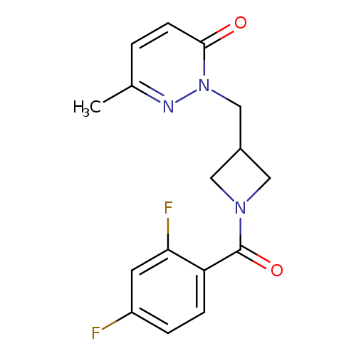 2-{[1-(2,4-difluorobenzoyl)azetidin-3-yl]methyl}-6-methyl-2,3-dihydropyridazin-3-one