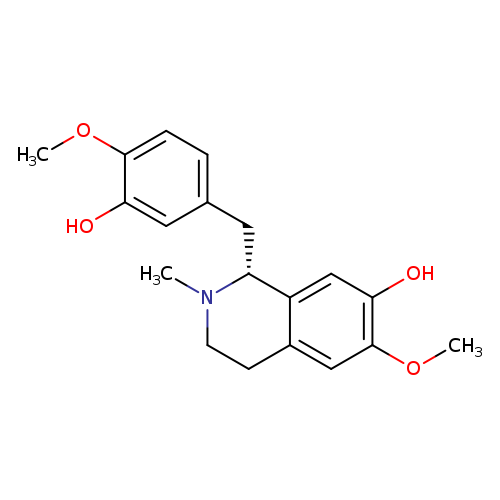 (1R)-1,2,3,4-Tetrahydro-1-[(3-hydroxy-4-methoxyphenyl)methyl]-6-methoxy-2-methyl-7-isoquinolinol