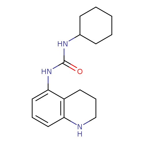 3-cyclohexyl-1-(1,2,3,4-tetrahydroquinolin-5-yl)urea