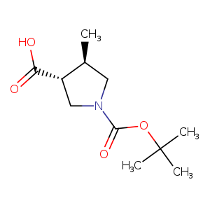(3R,4R)-1-(tert-Butoxycarbonyl)-4-methylpyrrolidine-3-carboxylic acid