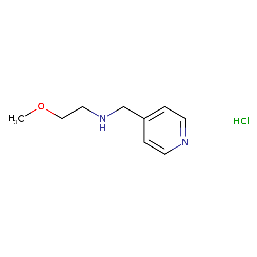(2-methoxyethyl)(4-pyridinylmethyl)amine hydrochloride