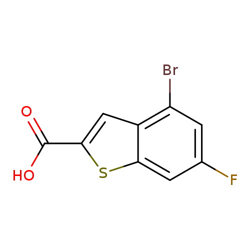 Benzo[b]thiophene-2-carboxylic acid, 4-bromo-6-fluoro-