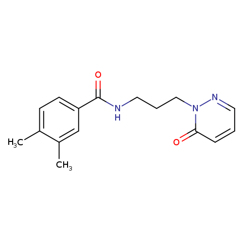 3,4-dimethyl-N-[3-(6-oxo-1,6-dihydropyridazin-1-yl)propyl]benzamide