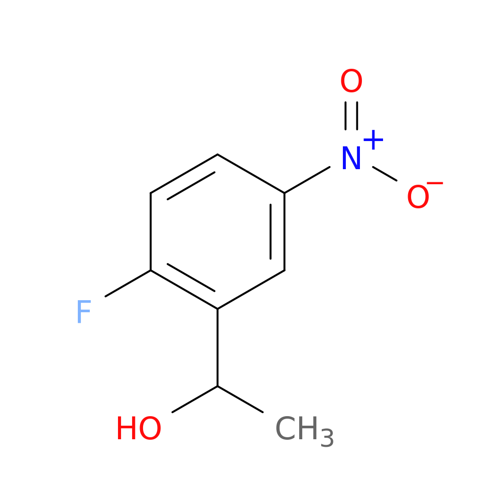 1-(2-fluoro-5-nitrophenyl)ethan-1-ol