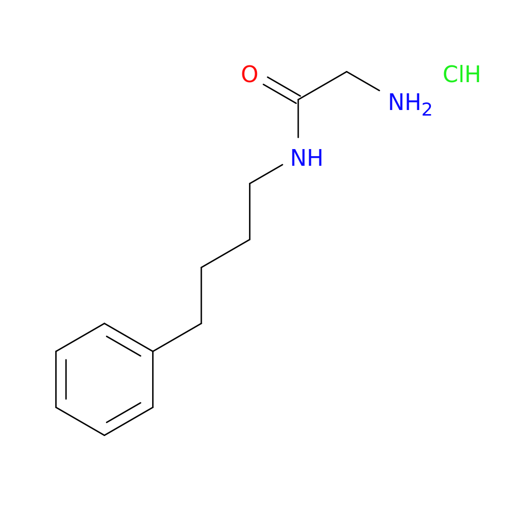 2-amino-N-(4-phenylbutyl)acetamide hydrochloride