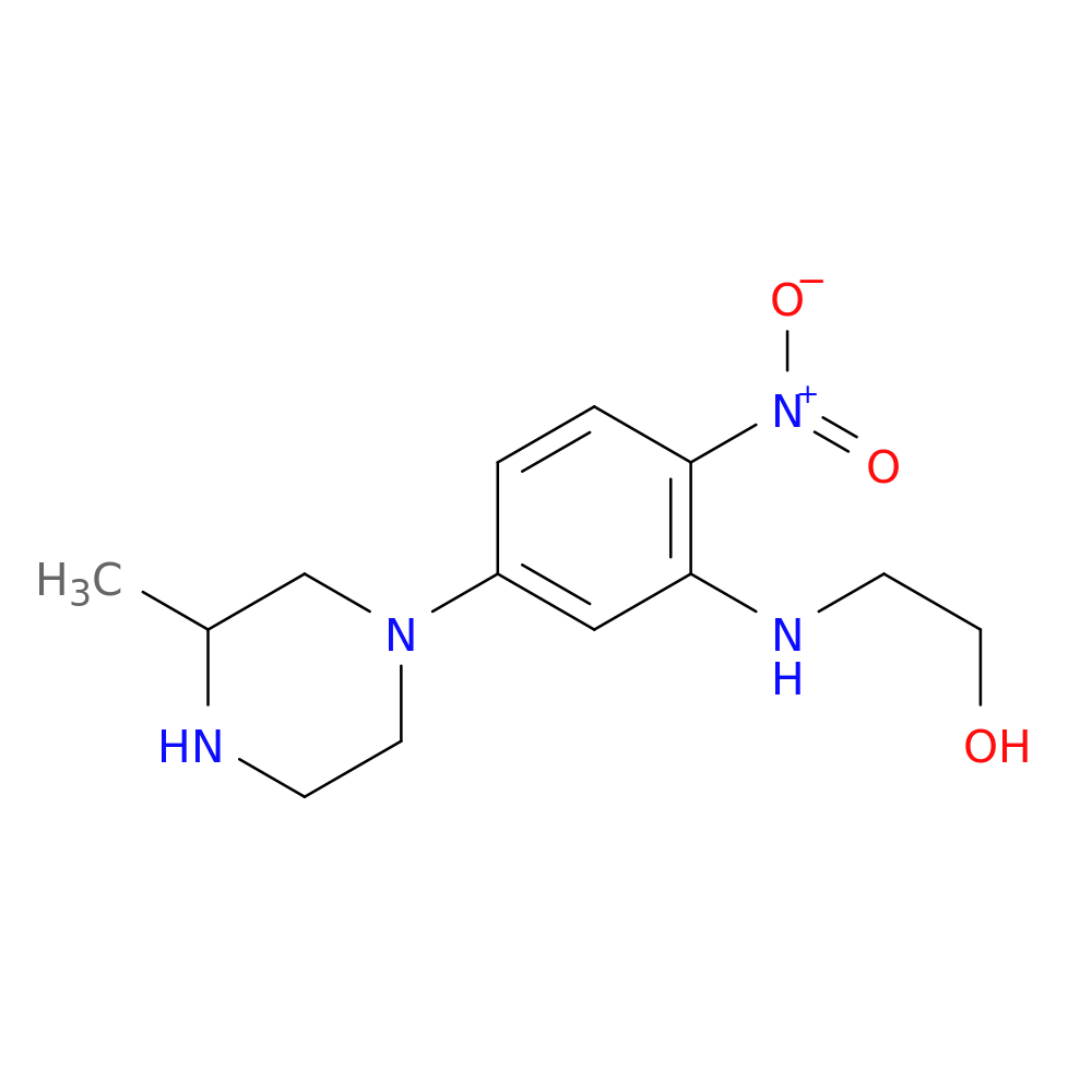 2-((5-(3-Methylpiperazin-1-yl)-2-nitrophenyl)amino)ethanol