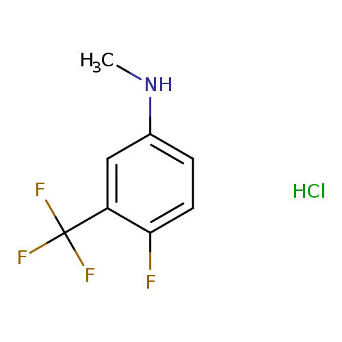 N-Methyl 4-fluoro-3-(trifluoromethyl)aniline, HCl