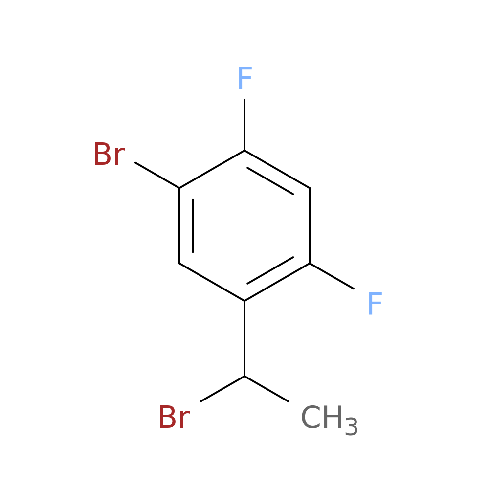 1-bromo-5-(1-bromoethyl)-2,4-difluorobenzene