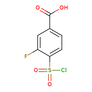 4-(chlorosulfonyl)-3-fluorobenzoic acid
