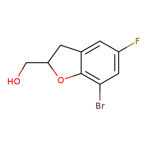 (7-bromo-5-fluoro-2,3-dihydro-1-benzofuran-2-yl)methanol