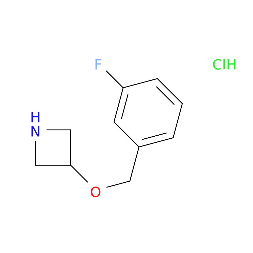 3-[(3-fluorobenzyl)oxy]azetidine hydrochloride