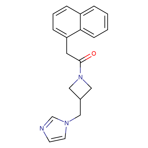 1-{3-[(1H-imidazol-1-yl)methyl]azetidin-1-yl}-2-(naphthalen-1-yl)ethan-1-one