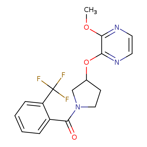 2-methoxy-3-({1-[2-(trifluoromethyl)benzoyl]pyrrolidin-3-yl}oxy)pyrazine
