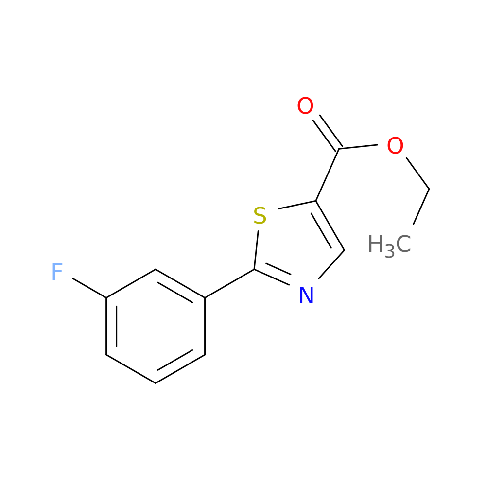 2-(3-FLUORO-PHENYL)-THIAZOLE-5-CARBOXYLIC ACID ETHYL ESTER