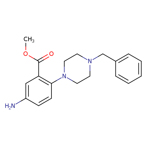 Methyl 5-amino-2-(4-benzylpiperazin-1-yl)benzoate