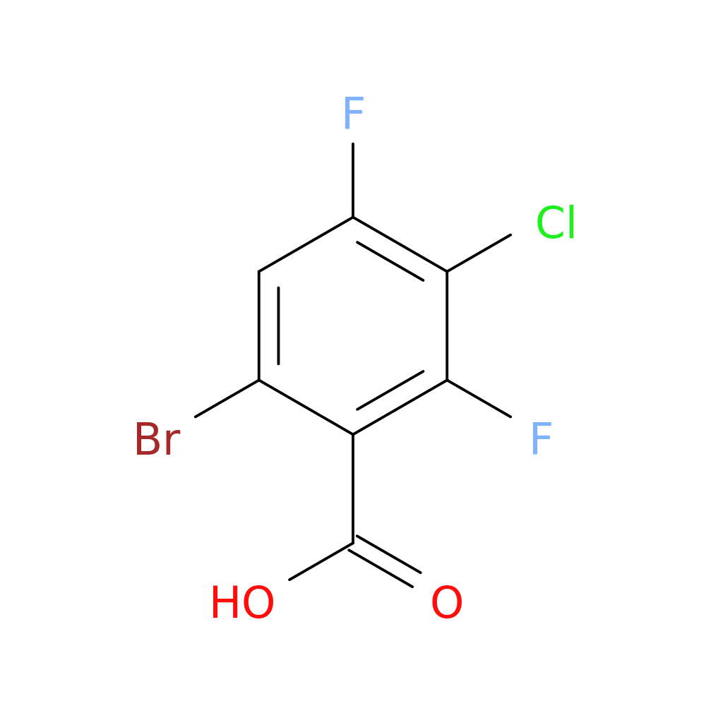 6-Bromo-3-chloro-2,4-difluorobenzoic acid