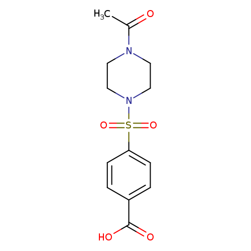 4-[(4-Acetylpiperazin-1-yl)sulfonyl]benzoic acid