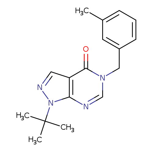 1-tert-butyl-5-[(3-methylphenyl)methyl]-1H,4H,5H-pyrazolo[3,4-d]pyrimidin-4-one