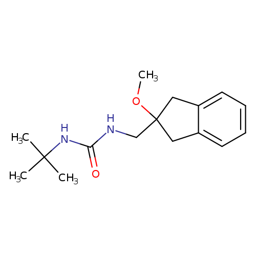 3-tert-butyl-1-[(2-methoxy-2,3-dihydro-1H-inden-2-yl)methyl]urea