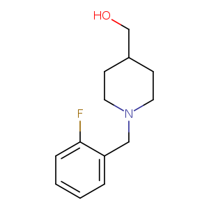 4-Piperidinemethanol, 1-[(2-fluorophenyl)methyl]-