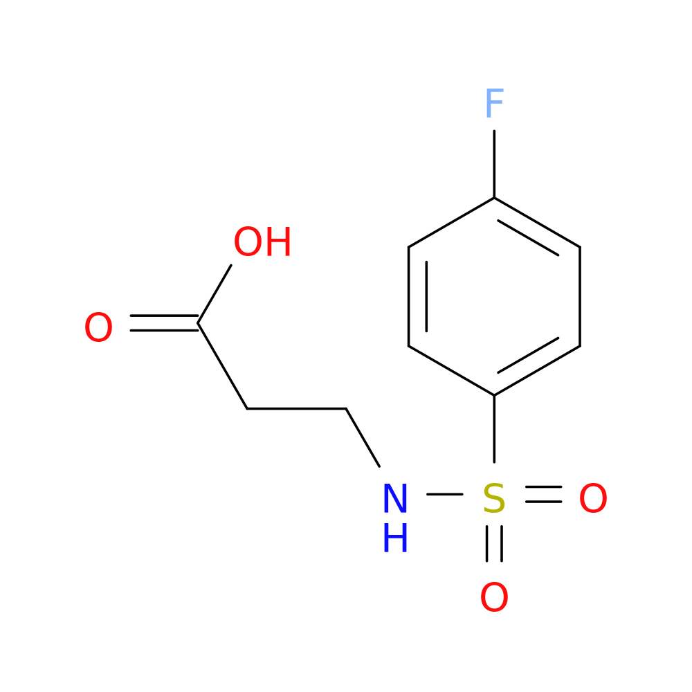 N-[(4-Fluorophenyl)sulfonyl]-beta-alanine