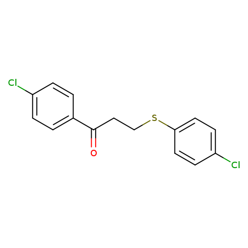 1-(4-chlorophenyl)-3-[(4-chlorophenyl)sulfanyl]propan-1-one