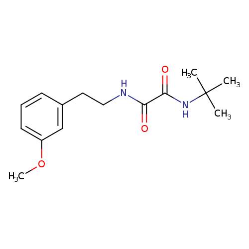 N-tert-butyl-N'-[2-(3-methoxyphenyl)ethyl]ethanediamide