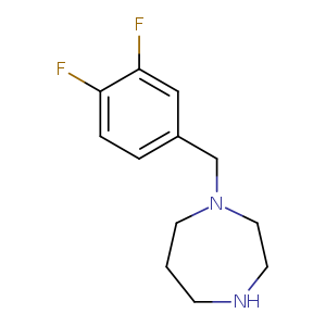 1-[(3,4-difluorophenyl)methyl]-1,4-diazepane
