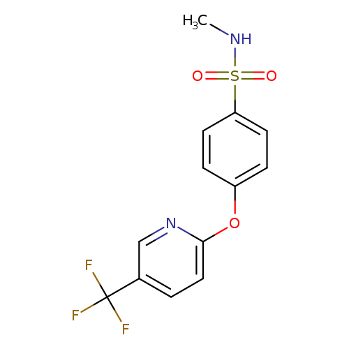N-Methyl-4-([5-(trifluoromethyl)pyridin-2-yl]oxy)benzenesulphonamide