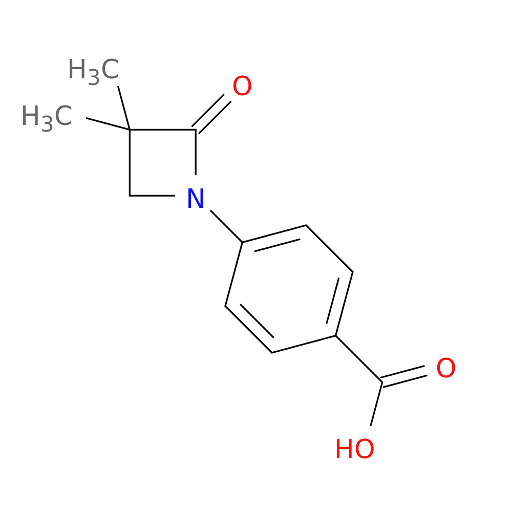 4-(3,3-dimethyl-2-oxoazetidin-1-yl)benzoic acid