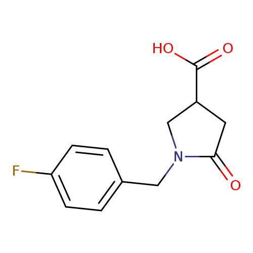3-Pyrrolidinecarboxylicacid, 1-[(4-fluorophenyl)methyl]-5-oxo-