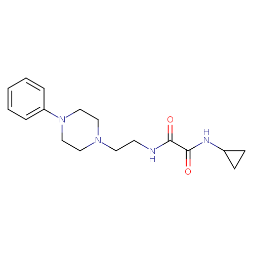 N-cyclopropyl-N'-[2-(4-phenylpiperazin-1-yl)ethyl]ethanediamide