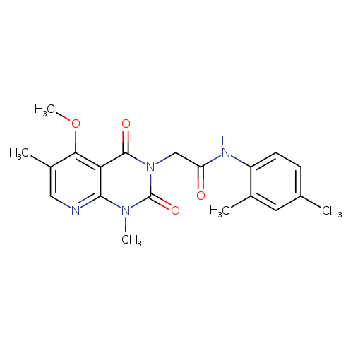 N-(2,4-dimethylphenyl)-2-{5-methoxy-1,6-dimethyl-2,4-dioxo-1H,2H,3H,4H-pyrido[2,3-d]pyrimidin-3-yl}acetamide
