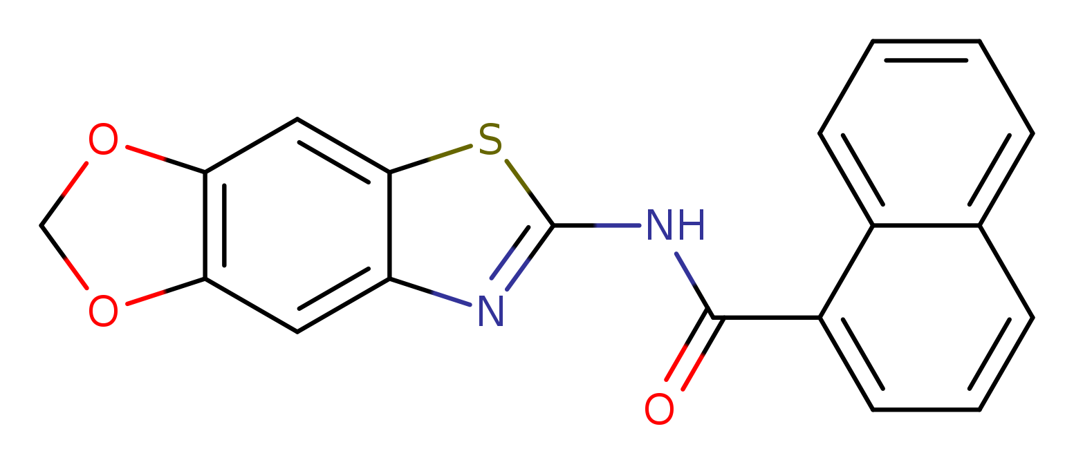 N-{4,6-dioxa-10-thia-12-azatricyclo[7.3.0.0^{3,7}]dodeca-1(9),2,7,11-tetraen-11-yl}naphthalene-1-carboxamide