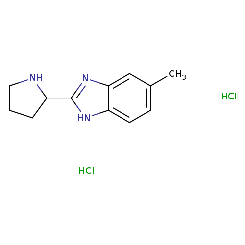 6-methyl-2-(2-pyrrolidinyl)-1H-benzimidazole dihydrochloride