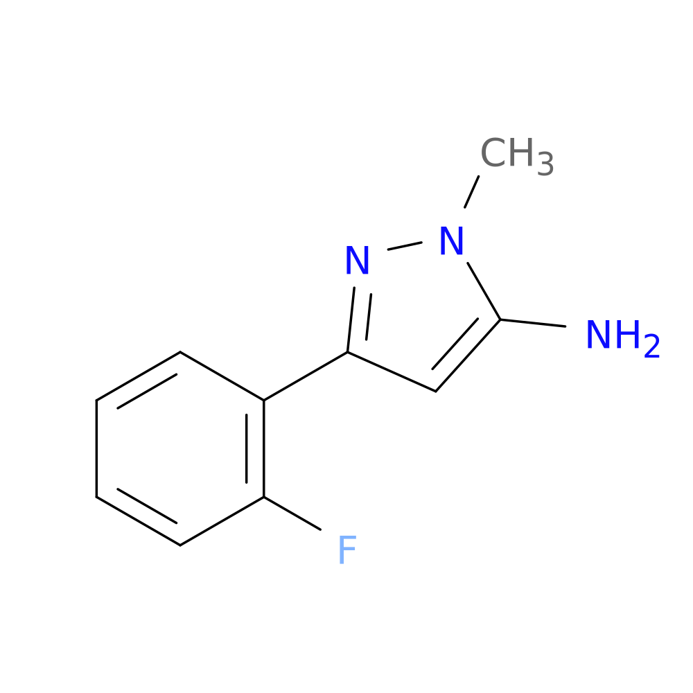 5-Amino-3-(2-fluorophenyl)-1-methylpyrazole