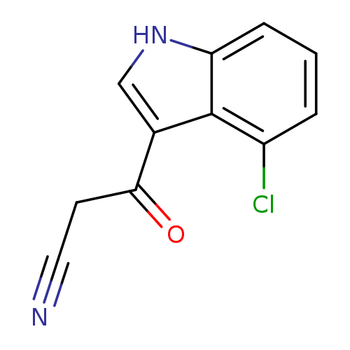 3-(4-Chloro-1h-indol-3-yl)-3-oxopropanenitrile