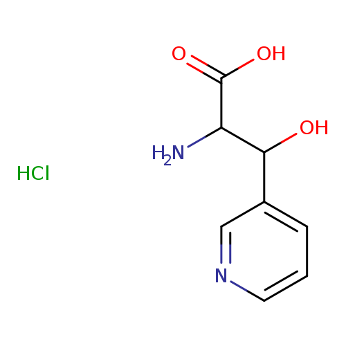 2-amino-3-hydroxy-3-(pyridin-3-yl)propanoic acid hydrochloride