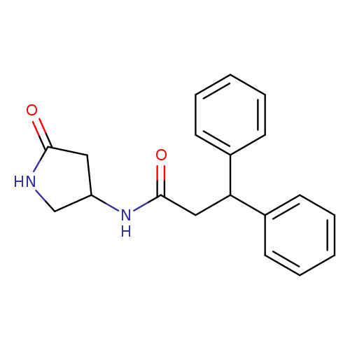 N-(5-oxopyrrolidin-3-yl)-3,3-diphenylpropanamide