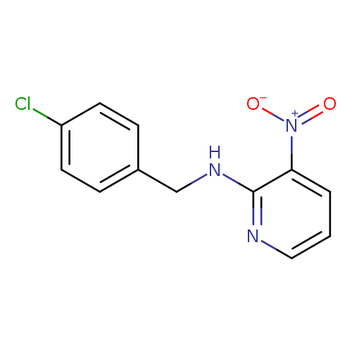 N-[(4-chlorophenyl)methyl]-3-nitropyridin-2-amine
