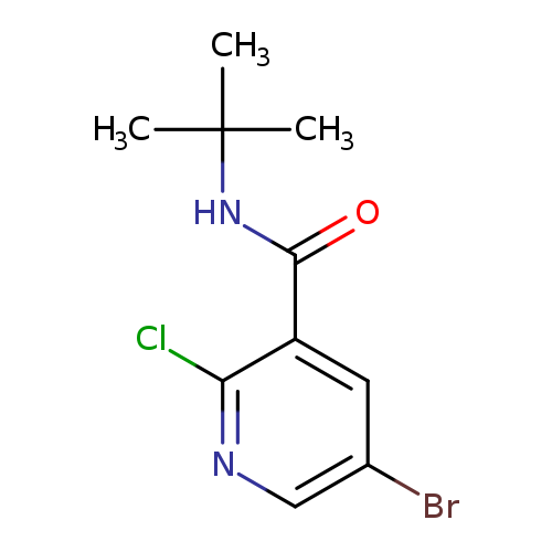 3-PyridinecarboxaMide, 5-broMo-2-chloro-N-(1,1-diMethylethyl)-