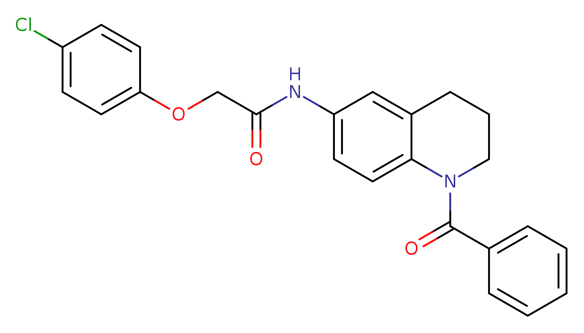 N-(1-benzoyl-1,2,3,4-tetrahydroquinolin-6-yl)-2-(4-chlorophenoxy)acetamide