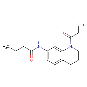 N-(1-propanoyl-1,2,3,4-tetrahydroquinolin-7-yl)butanamide